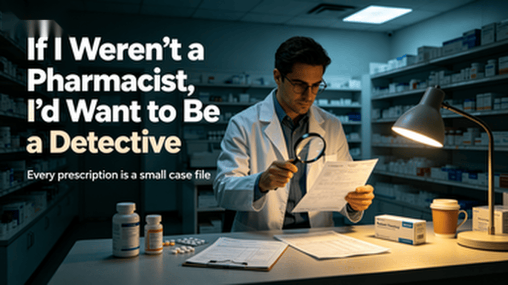 If I Weren’t a Pharmacist, I’d Want to Be a Detective
